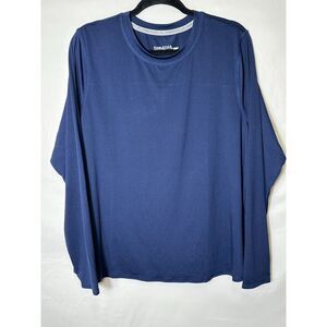 Fabletics Women's Plus Size Long Sleeve Base Layer Athletic Top, Size 1X